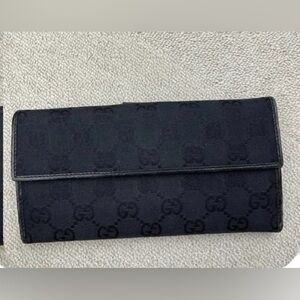 Gucci Monogram Canvas Wallet